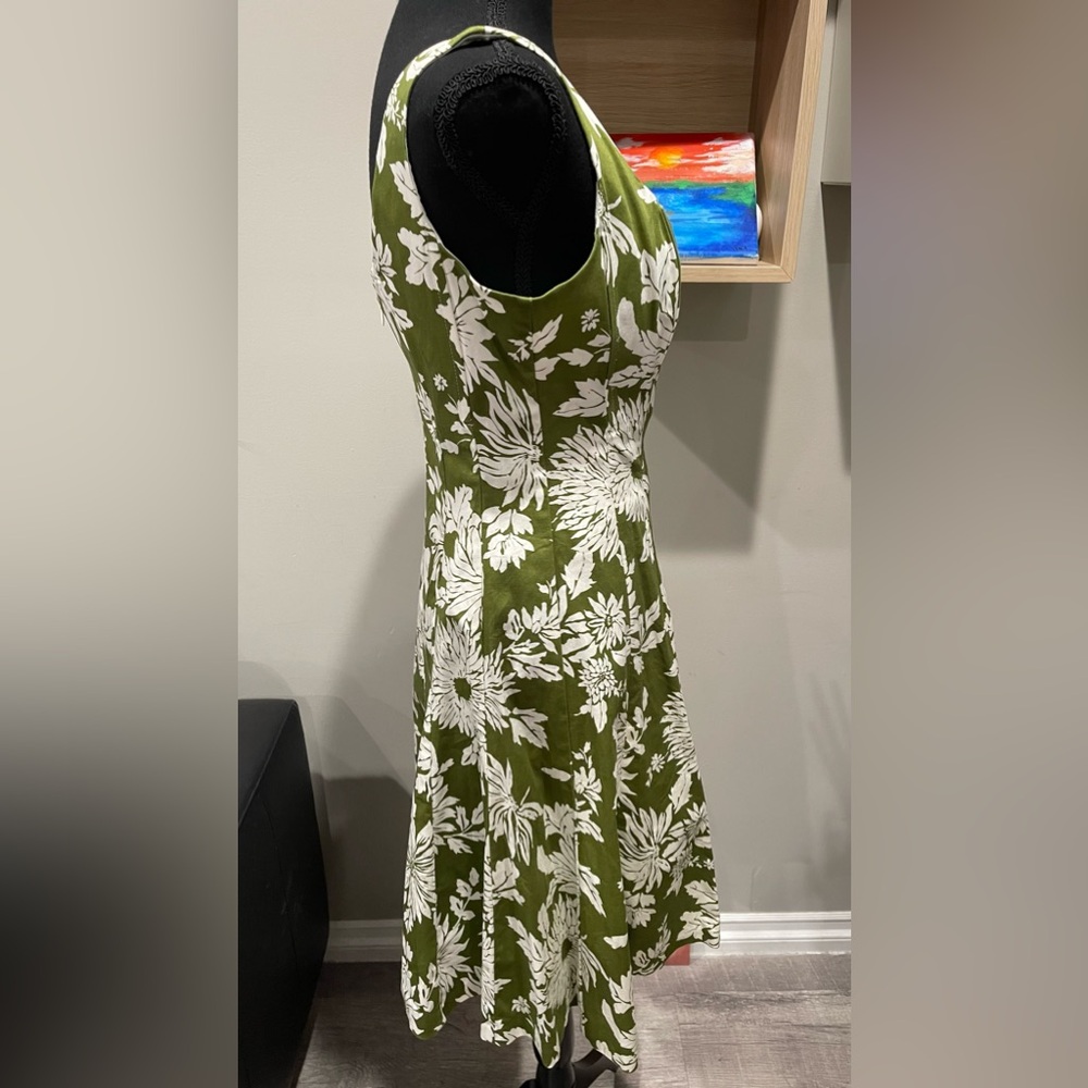 JONES New York Floral Fit Flare Dress - Picture 4 of 5